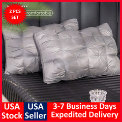 Queen Size Pillow Set of 2 Soft Gel Cushions for All Sleeping Positions UPGRADED