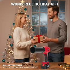 Bullseye Blower Rechargeable Cordless Leaf Dust Air Blaster 21,000 RPM with 20V