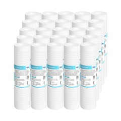 1 / 5 / 0.5 Micron 10″x2.5″ Grooved Sediment Water Filter RO Cartridge 1-25 Pack