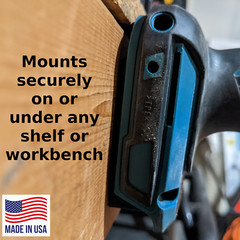 COMBO 6 / 6 Pack Makita 18V Battery and Tool Mounts / Holders – MADE IN USA