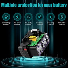 2PACK For Makita 18Volt 8.0Ah LXT Li-Ion Battery BL1860B BL1830 BL1850 /Charger