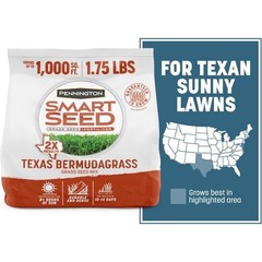 Pennington Smart Seed Texas Bermudagrass Grass Seed Mix, for Full Sun, 1.75 lb.