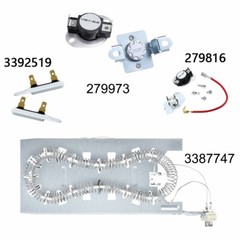 3387747 Dryer Heating Element Kit for Whirlpool Kenmore Maytag – Replaces WP3387