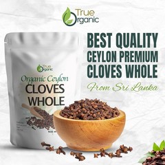 Organic Ceylon Whole Cloves 1 lb – USDA Kosher Non GMO Premium Grade Bulk Spices