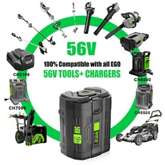 For EGO Power+ 56V 5Ah / 9.6Ah / 12Ah Lithium-ion Battery BA5600T BA2800T BA2240