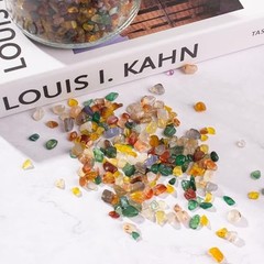 0.5 Lb Colorful Agate Aquarium Fish Tank Gravel Rocks, 0.5 LB Multicolor Agate