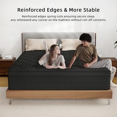 12″ 14″ Gel Memory Foam Mattress in a Box Pocket Spring Twin Full Queen King