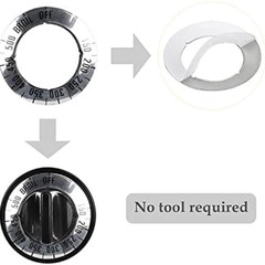 Universal Stove Knob Compatible With Electric Gas Stove Replacement Range Kit
