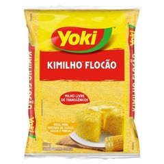 Kimilho Flocão Yoki 500g (17.6oz) | Brazilian Flaked Cornmeal for Cuscuz