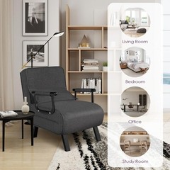 Sleep Chair Bed Comfy Convertible Sleeper Chairs Adults 5 in 1 Folding Sofa Bed