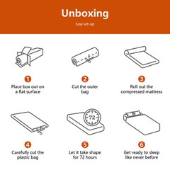 Base Foam Mattress, Medium Firm Mattresses CertiPUR-US Certified Bed-in-a-Box