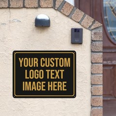 Customized Horizontal Tin Sign, allowing for the addition of any text/Photo