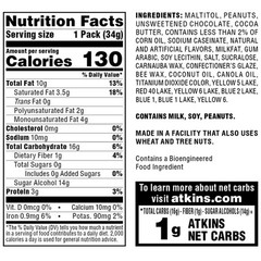 Atkins Endulge Treat, Peanut Butter Candies, Keto Friendly, 5 Count 1.2 oz each-