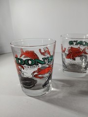 Lot of 3 Don’s Seafood & Steakhouse Restaurant Rocks Low Ball Drinking Glasses