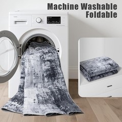 Elegant 5×7 Contemporary Rug – Machine Washable, Pet Friendly, Stain Resistant