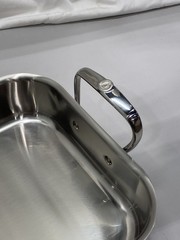 De Buyer AFFINITY 5-Ply Stainless Steel Roasting Pan 14 x 10in