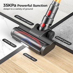 35KPA Cordless Vacuum Cleaner Stick Vacuums Lightweight Anti-tangle Brush Home