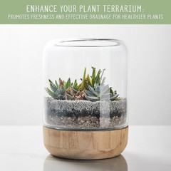 Horticultural Charcoal Plant Hardwood Soil Amendment Orchid Terrarium & Garden
