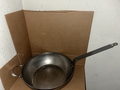 De Buyer MINERAL B Carbon Steel 13” Frying Pan Deep Induction Ready France