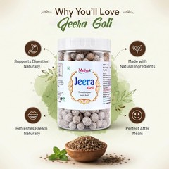 Mahek Jeera Goli 200 GM [After-Meal Digestive Mouth Freshener]