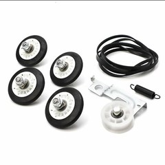 For LG Kenmore Dryer Drum Maintenace Repair Kit Rrum Roller+Belt+Idler Pulley US