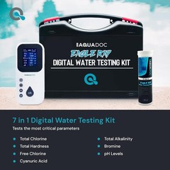 Eagle Ray Digital Pool Water Test Kit by AquaDoc with Digital Water Tester #1020