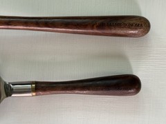 WILLIAMS SONOMA SET OF 8 Stainless Steel & Engraved Wood Kitchen Utensils 13”