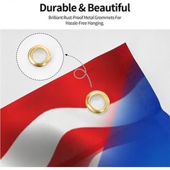 2 Pack Double Sided USA & Ecuador Combination Flag 3x5ft Vibrant Print