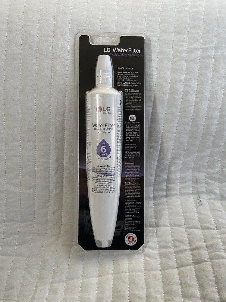 LG Refrigerator Water Filter – White LT600P