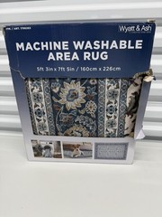 Wyatt & Ash Machine Washable Indoor Rug 5ft 3in x 7ft 5in – Open Box – Estella