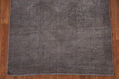 Over-Dyed Traditional Area Rug 4×6 Hand-knotted Wool Vintage Brown for Any Room