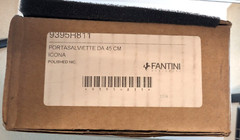 FANTINI RUBINETTI Polished Nickel 18″ Towel Bar 9395H811