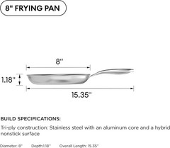 2025 New Titanium Hammered Pan Pro with no Lid, Titanium Pans for Cooking -Durab