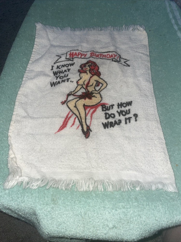 Happy Birthday Small Humor Towel 15 in X 10 in How Do You Want It