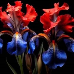 50 Heirloom Iris Seeds Fragrant Flower Plant (much less money than bulbs) .