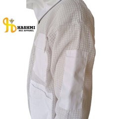 Ventilated Bee Jacket Sting Proof Jacket 3 Layers Ultra Breeze Round Veil Hat