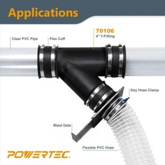 Heavy-Duty Universal Dust Hose Connector – Coupling – 24.89×21.84×10.8 cm