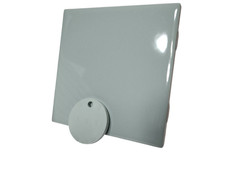 Light Green Ceramic Tile 4.25 in Subway Square Vintage Mid Century Modern Retro