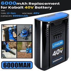 1~2PACK For Kobalt 40v MAX 8.0 Ah Extended Run Li-Ion Battery KB440-03 KB540-06