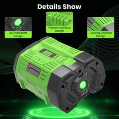 1~2PACK 56V 12.0Ah upgrade For EGO BA5600T Power + 56V 10Ah Lithium New Battery