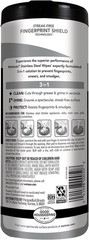 Stainless Steel Cleaner: 30 Count Cleaning Wipes, Removes Dirt, Grime, Grease