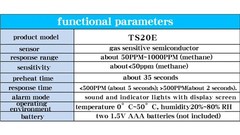 Gas Leak Detector Carbon Monoxide & LP Gas Propane Methane Detector Alarm