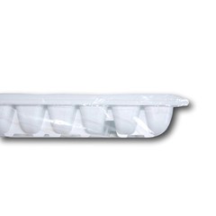Rubbermaid Ice Cube Tray 2 Pack White Rectangular