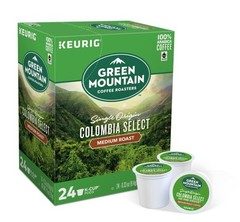 Green Mountain Coffee Roasters Colombia Select Coffee, K-Cup Pods, 24 Count