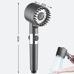 High Pressure Shower Head, Handheld shower head with 5 Filters,1.5m hose