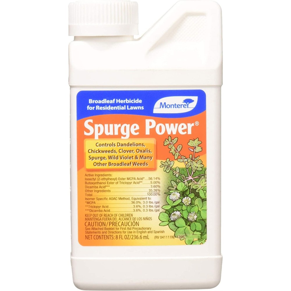 Monterey LG 5588 LG5588 Spurge Power Broadleaf Weed Kill, 8-Ounces