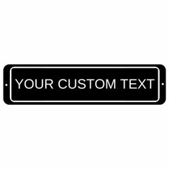 Custom Personalized Aluminum Street Sign Outdoor Indoor Great Gift for Everyone