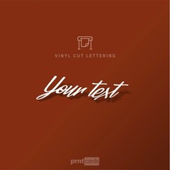 Custom Text Vinyl Lettering | Any Text Name | Premium Vinyl Decal Sticker