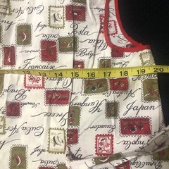True Vintage Apron Smock HTF Countries Japan France Greece Ecuador Pockets Rare