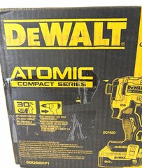 DeWalt Atomic 20V Max Impact Driver/ Hammer Drill 5Ah & 2Ah Batteries DCK200D1P1